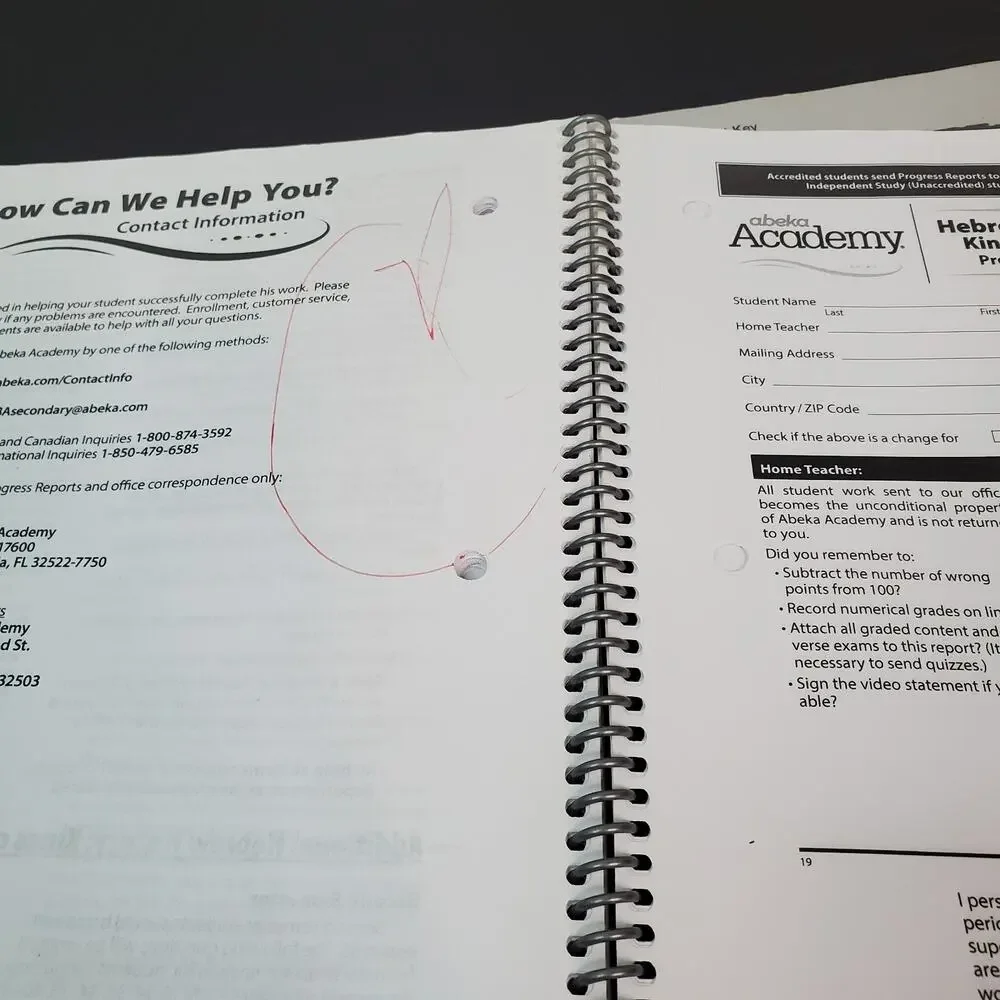 Abeka Kings Of Israel Video Manual, Quiz And Test Key Homeschool MISSING PG